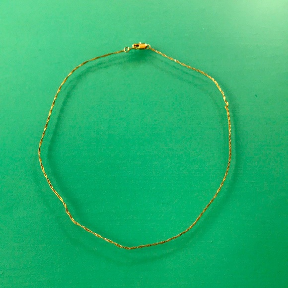 Gold 16” necklace - Picture 1 of 4
